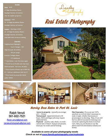 Liansley Photography Real Estate Flyer Print 020614